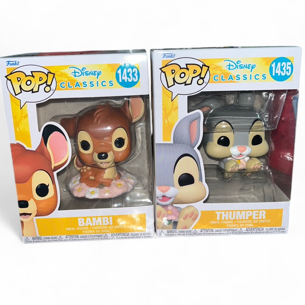 Funko Pop! Disney Classics Bambi and Thumper Figures